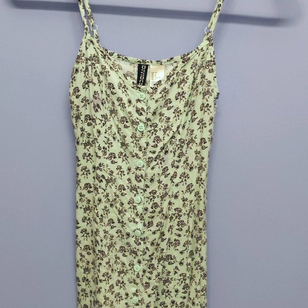 H&M Divided Floral Button Up Dress